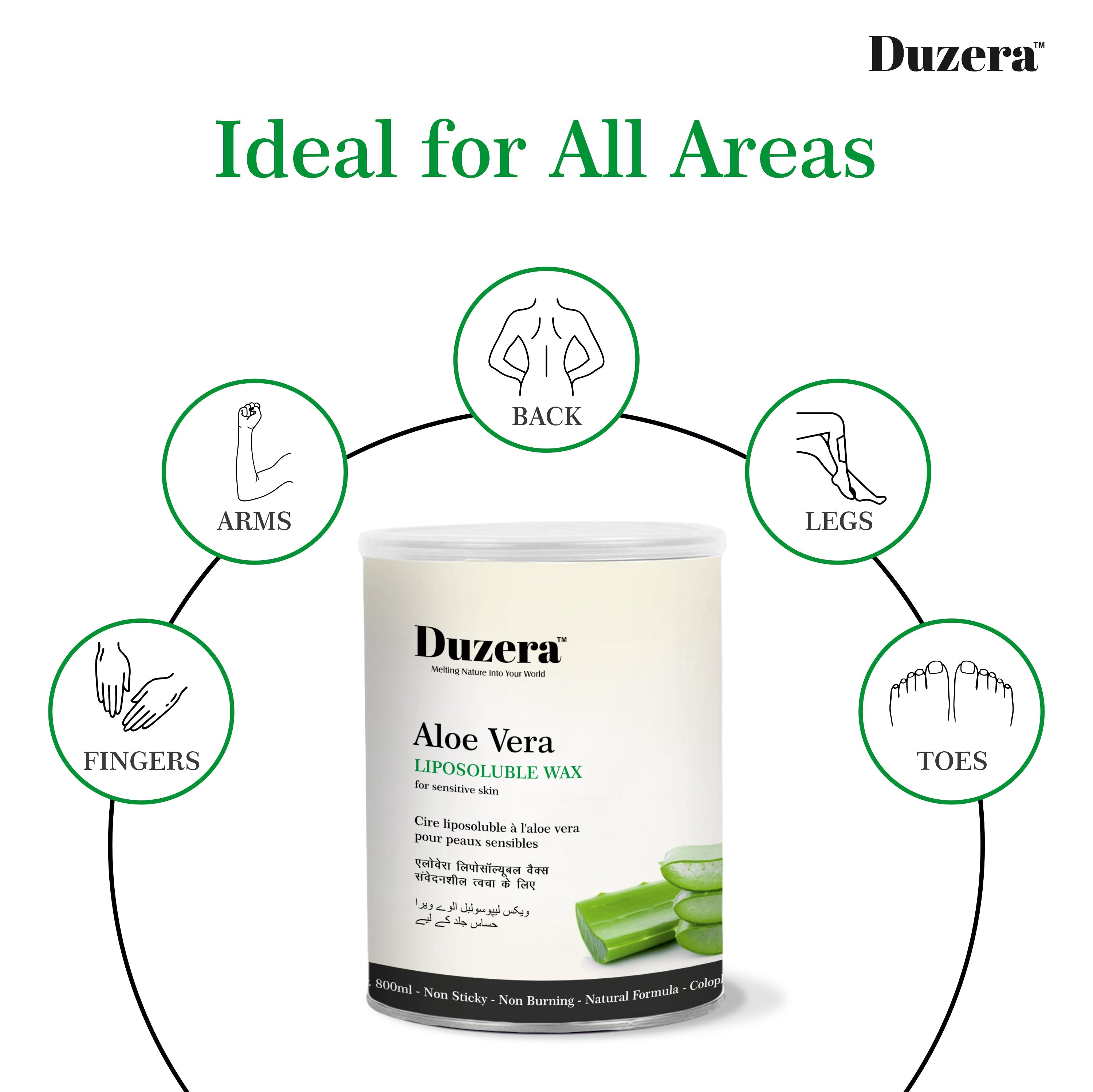 Aloevera Liposoluble Wax For Smooth Skin - 800ml