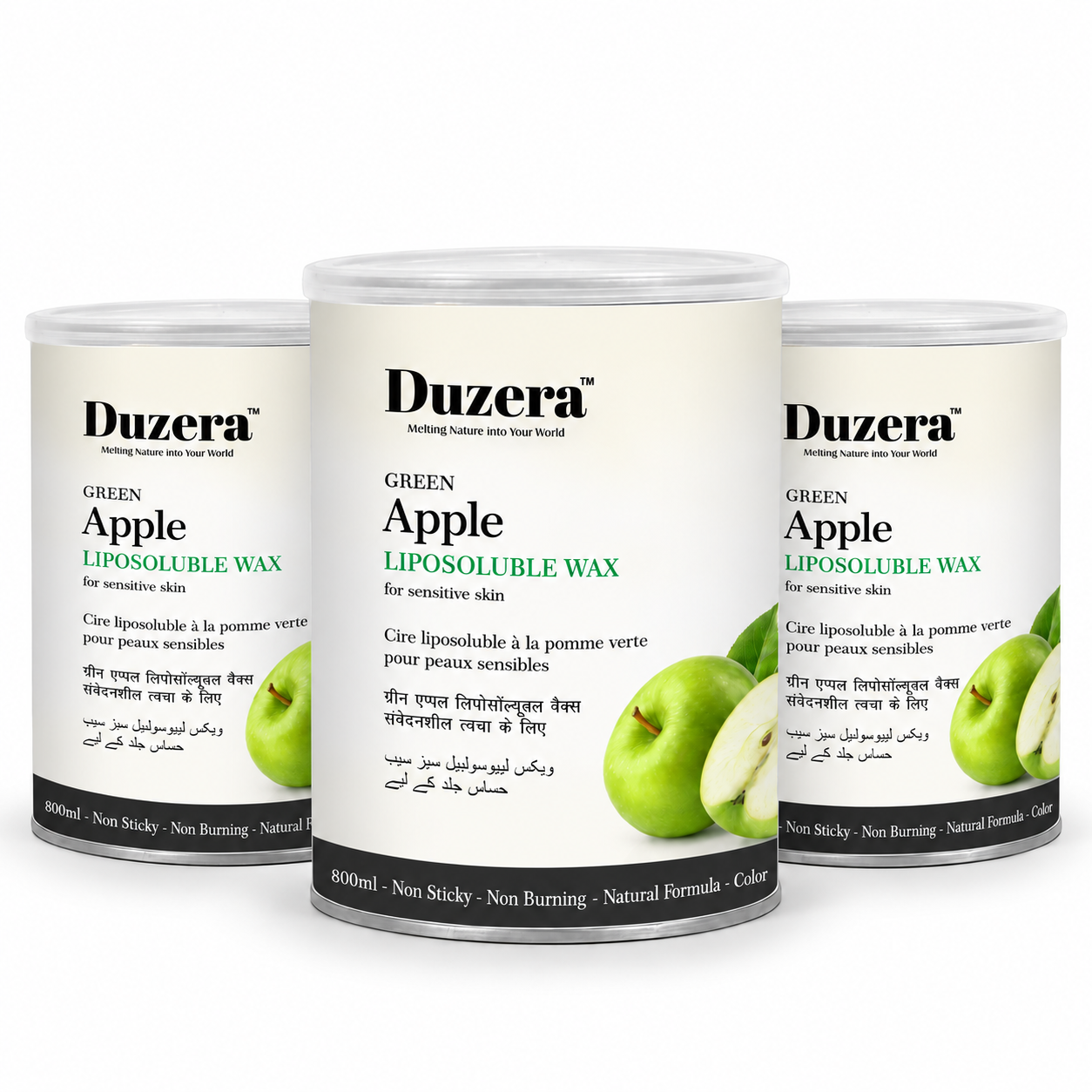 Green Apple Liposoluble Wax For Smooth Skin - 800ml