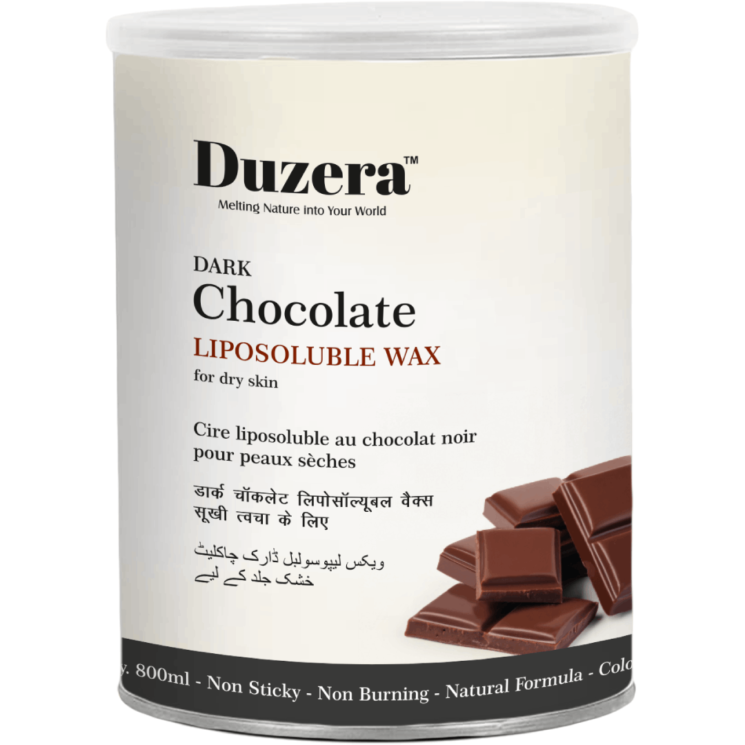 Dark Chocolate Liposoluble Wax for Soft Skin - 800ml