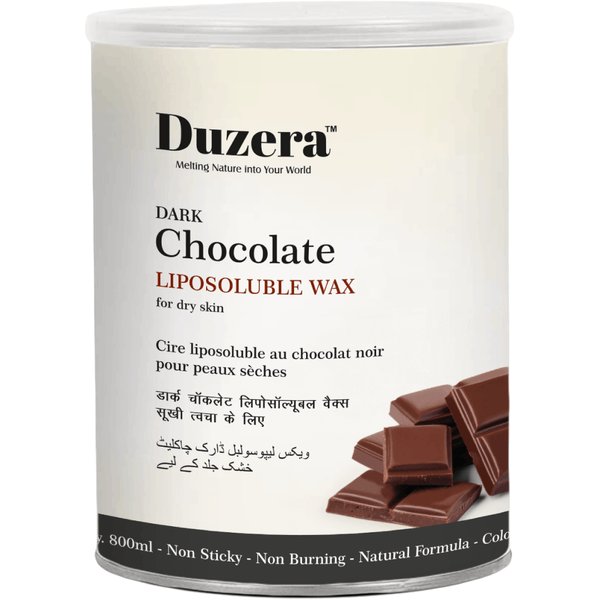 Dark Chocolate Liposoluble Wax for Soft Skin - 800ml